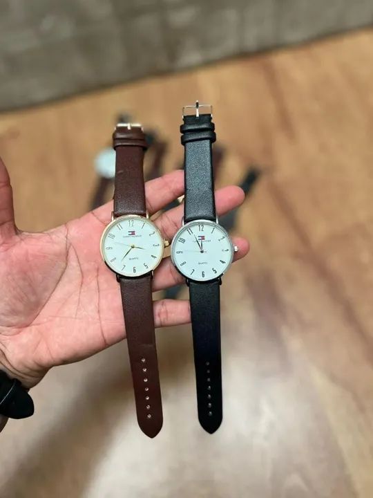Relógio Tommy Hilfiger De Couro Quartzo Novo (Garantia)