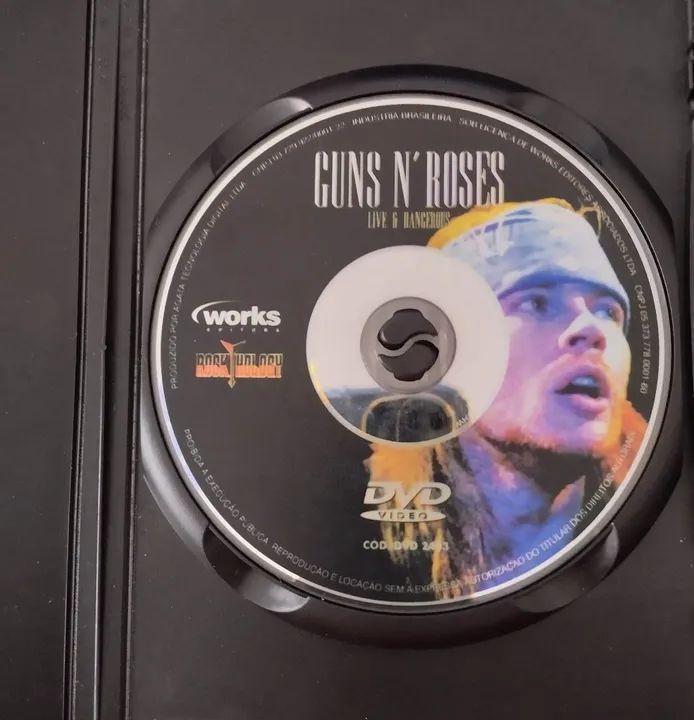 DVD Guns N' Roses - Live & Dangerous - Foto 3