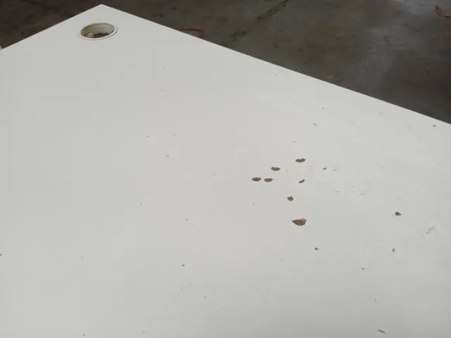 Mesa de Escritório em MDF / Aço Branco 76 cm x 120 cm x 60 cm - Foto 6