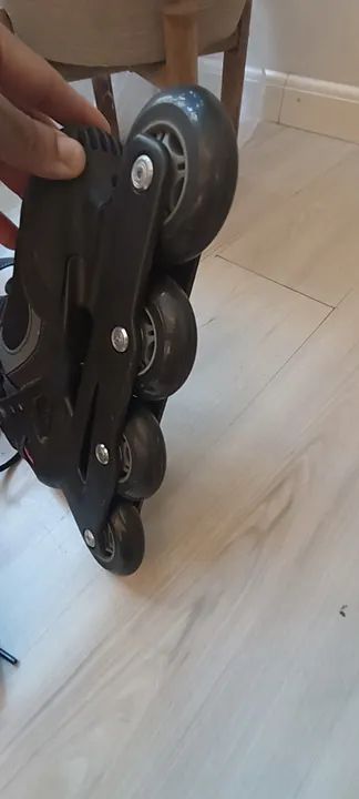 Patins Oxelo + Kit segurança (Estado Novo) - Foto 5