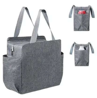 Bolsa térmica quente e frio marmita Fitness Academia trabalho pequena impermeável z842 - Foto 6