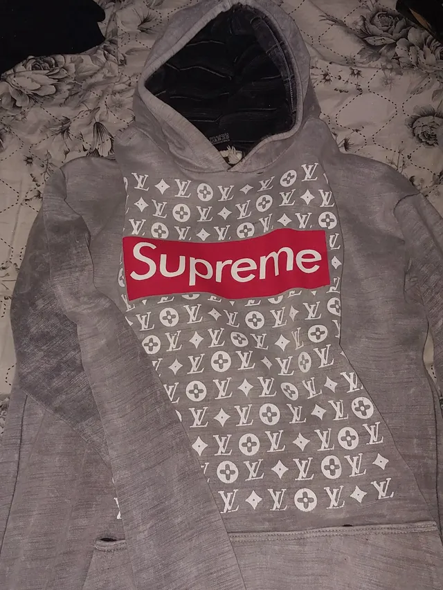 Moletom supreme louis vuitton best sale original preço