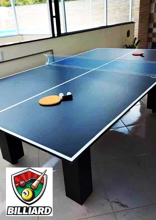 Mesa de Ping Pong Profissional Azul  - Foto 3
