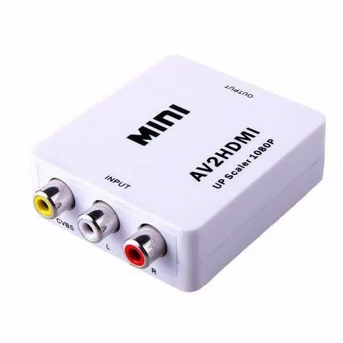 Mini Adaptador Conversor De Hdmi Para Rca Video Composto Av