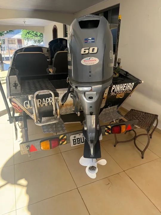 Lancha motor Yamaha 60 hp  - Foto 2