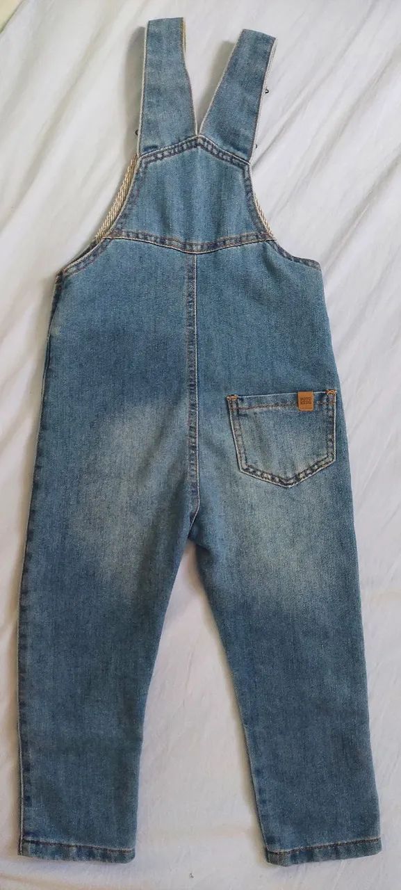 Macacão Jeans Infantil 3 anos - Foto 2