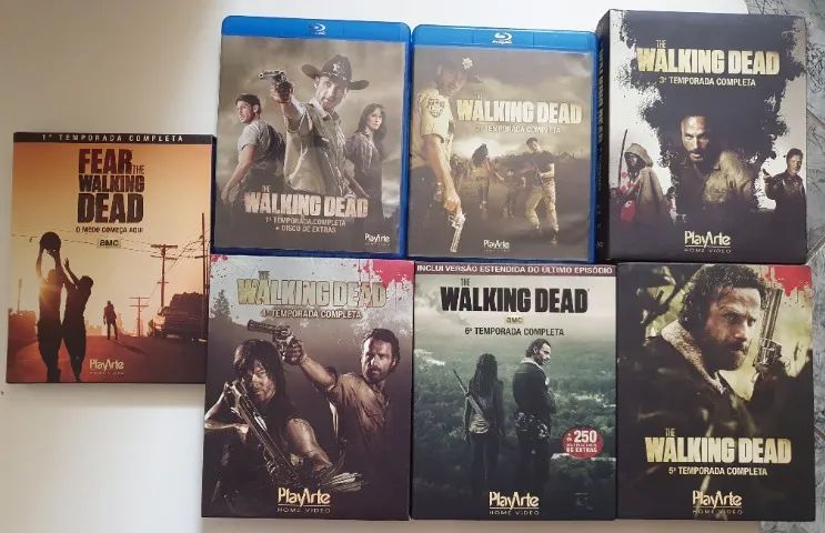 Coleção The Walking Dead 6 temporadas Bluray Originais + Fear TWD