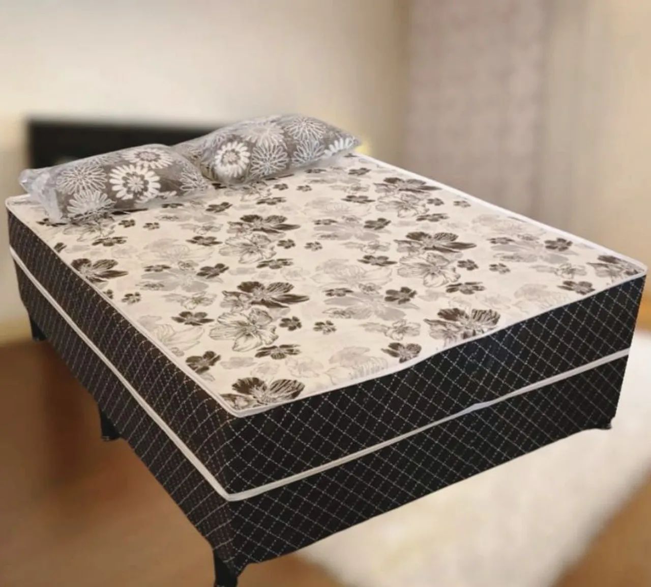 NOVAS Cama Box Conjugado Solteiro Casal Bicama Colchão Espuma Acoplado Nova