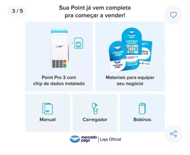 Máquina de Cartão Point Pro 3  - Foto 2