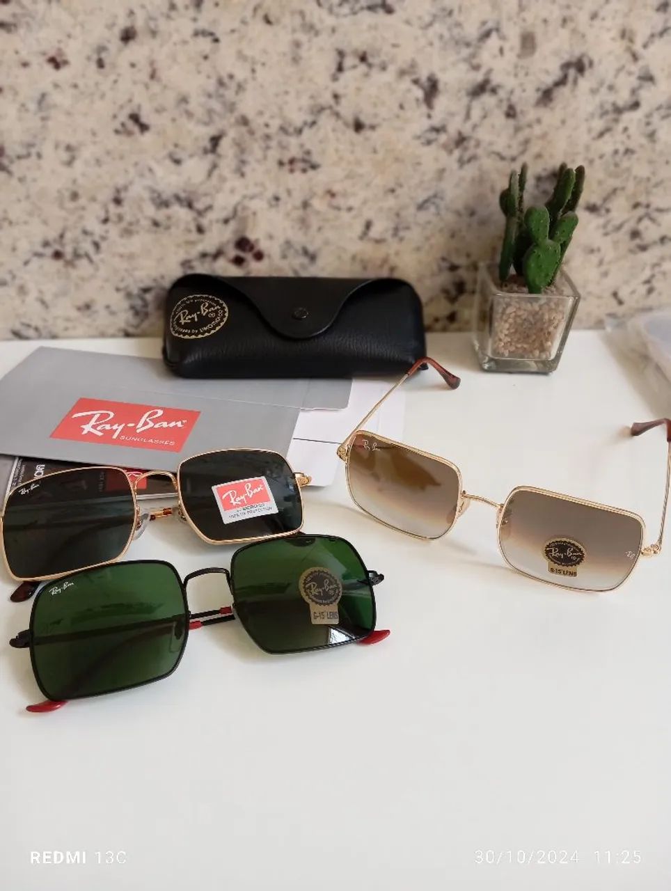 Óculos de Sol Ray-Ban Quadrados Rb1971
