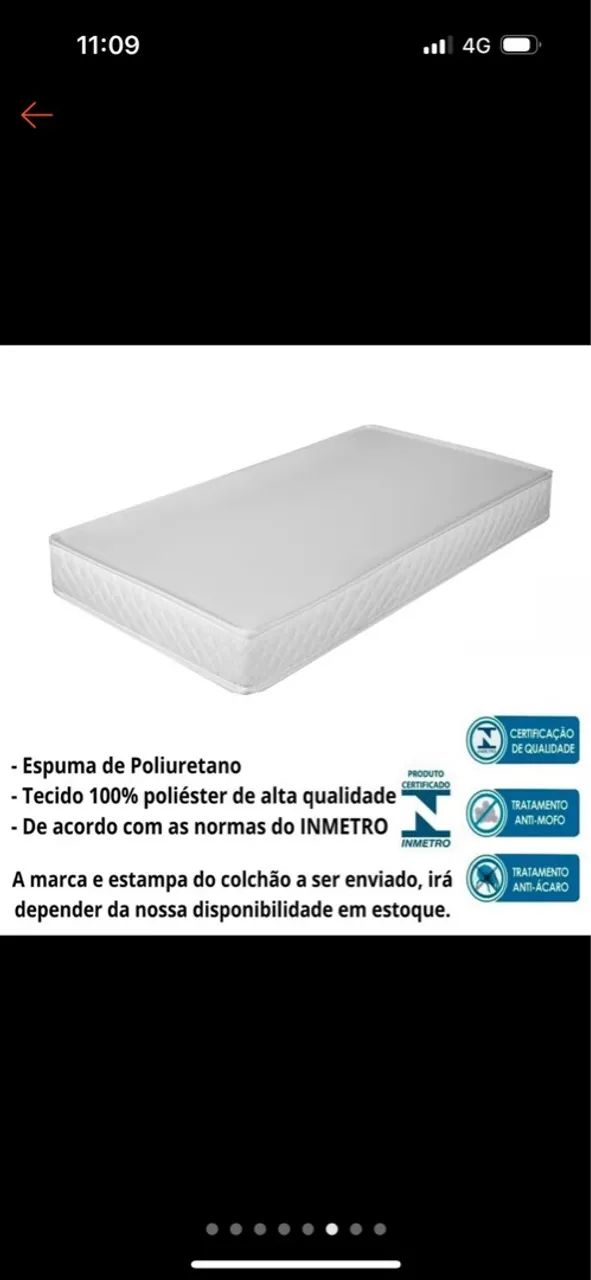 Cama + colchão lacrado  - Foto 2