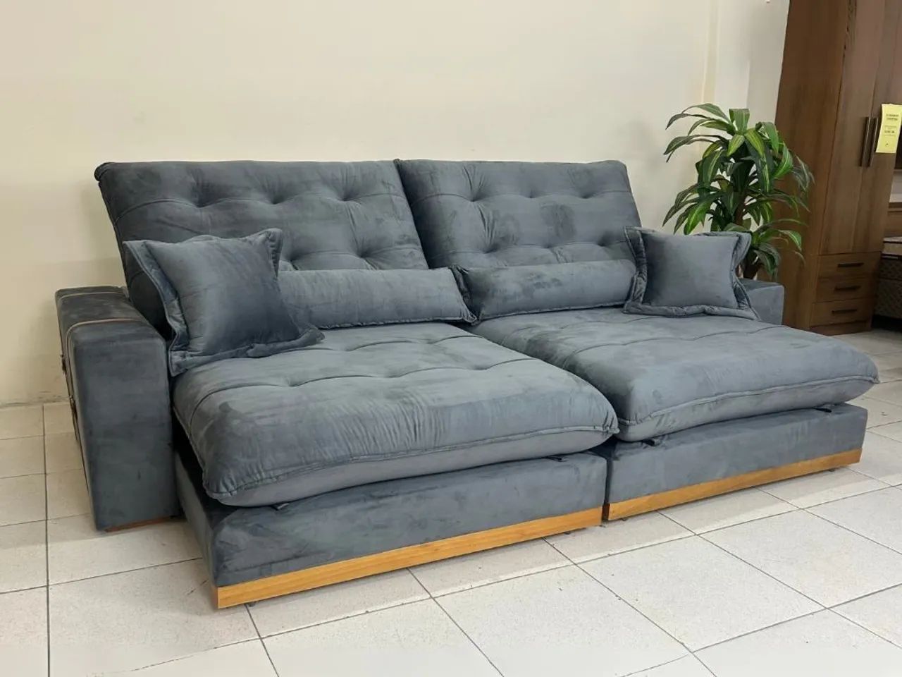 SOFÁ SUPER CONFORTO MOLAS ENSACADAS 290 LARGURA SURPREENDA-SE!! 727LO8