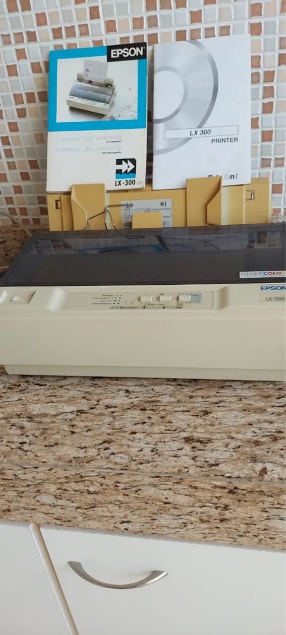 Impressora Epson LX-300 + 4 Caixas de Fita Novas