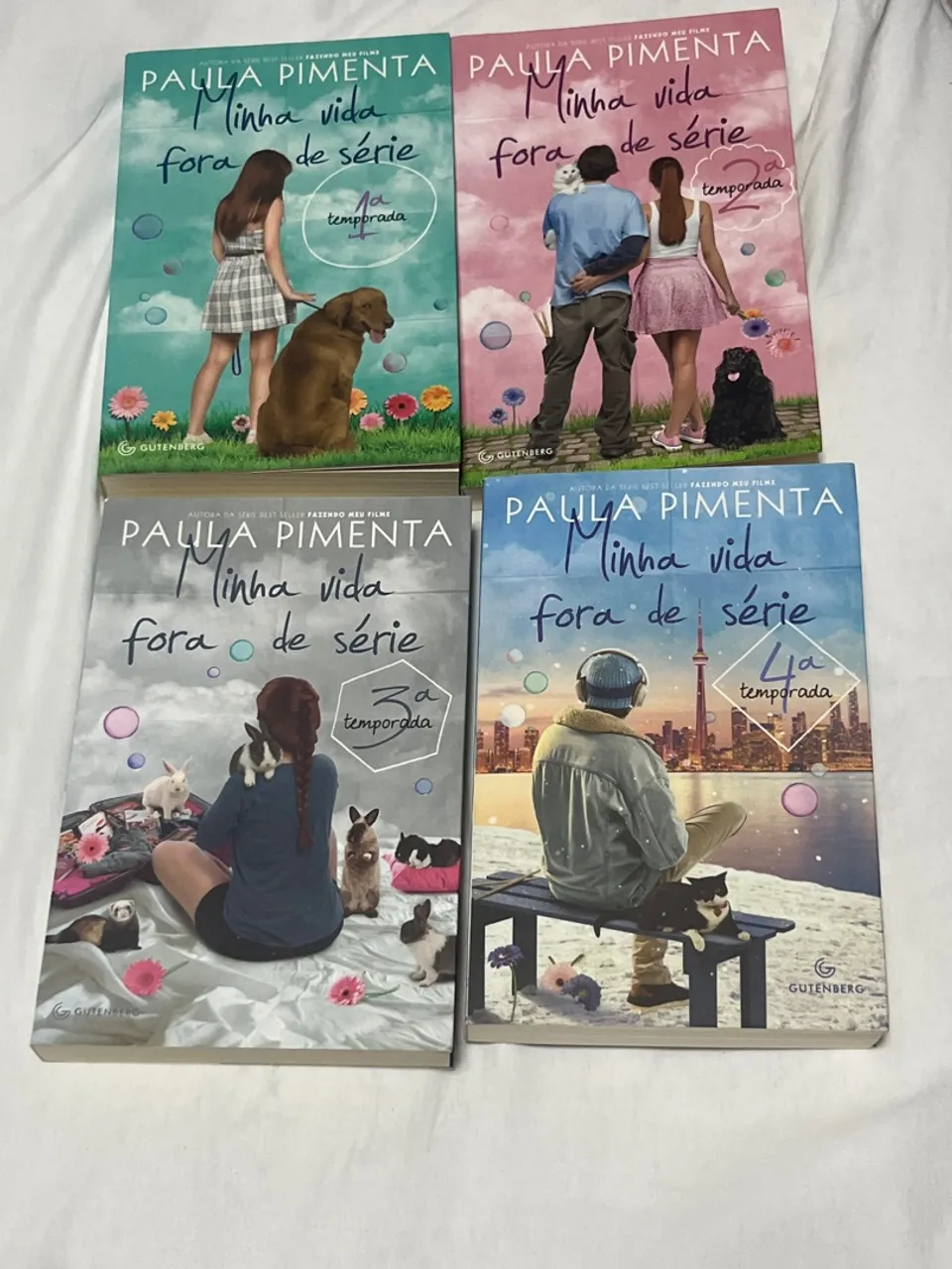 Coleção de livros "Minha Vida Fora de Série" - Paula Pimenta