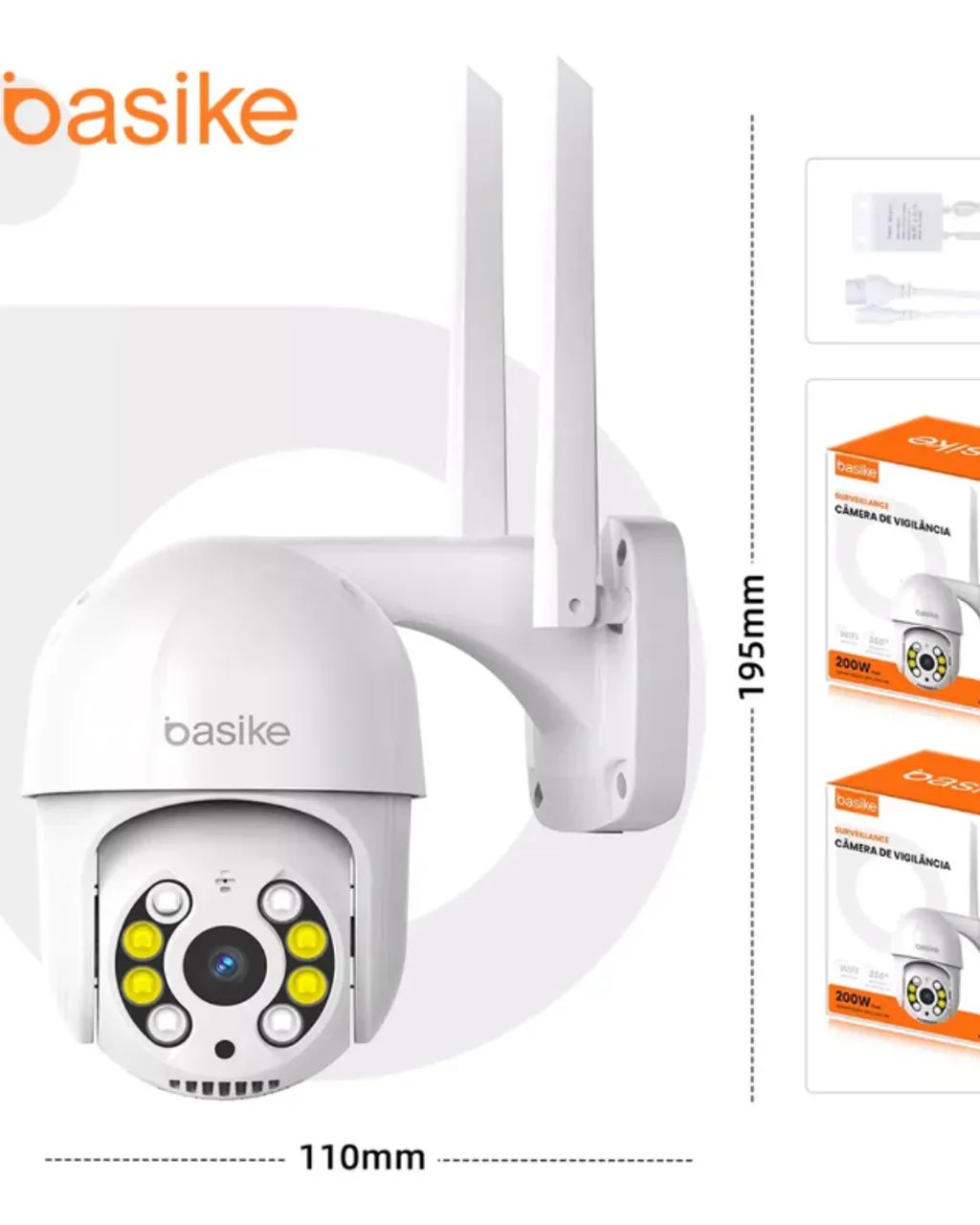 Câmera Wifi Segurança Externa Resistente á Água - Foto 4