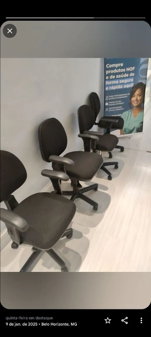 Cadeiras de Escritório Novas - Conforto e Qualidade - Foto 2
