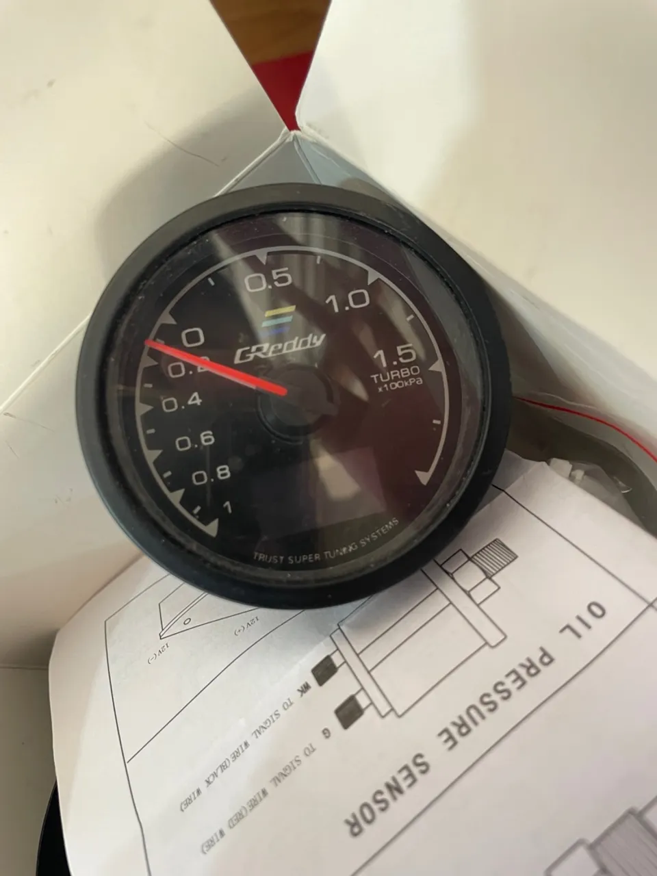 Manômetro de Pressão Turbo GReddy
