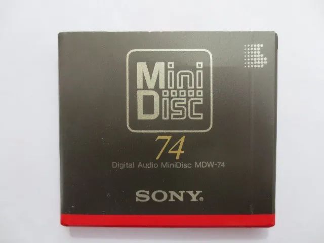 Mini Disc Sony MDW 74 - Raridade!!!
