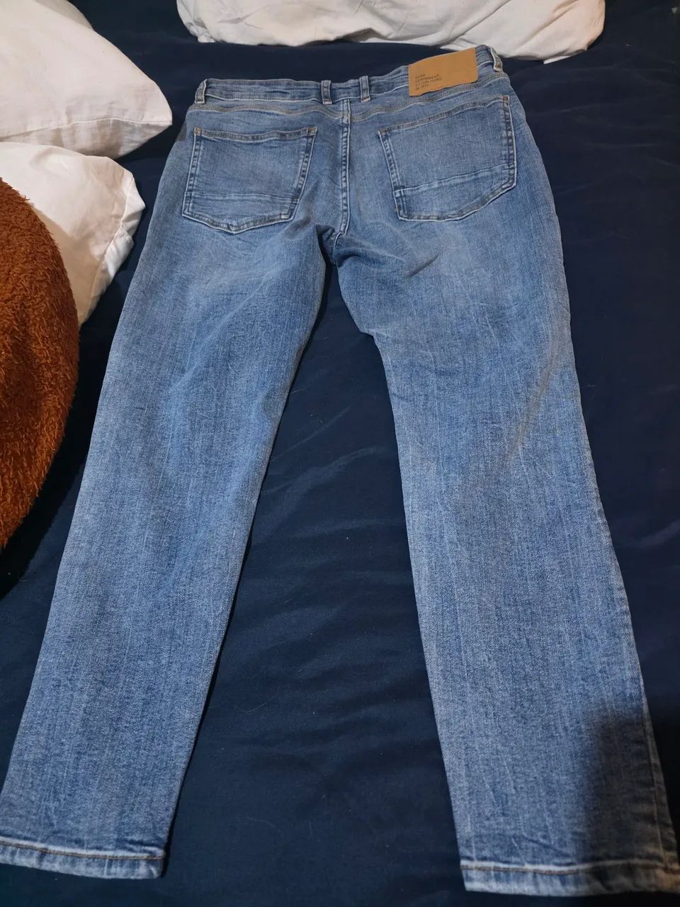 Calça clara Zara tam 44 - Foto 4