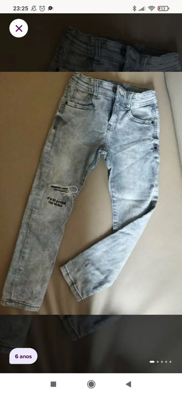 Calça jeans infantil Zara - 6 anos