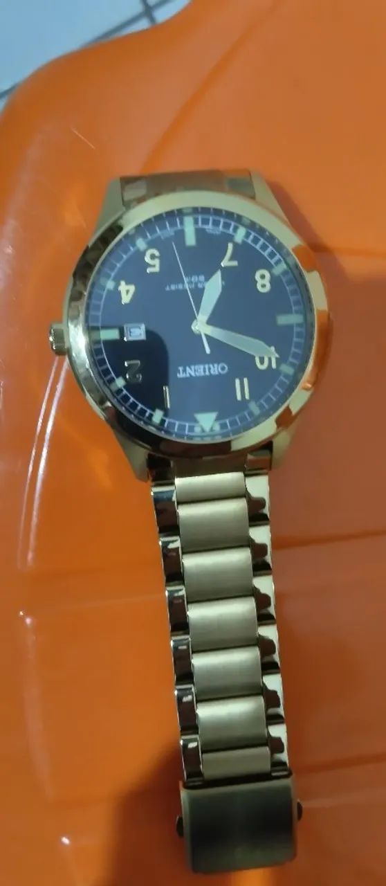 Relógio Orient Dourado - Foto 2