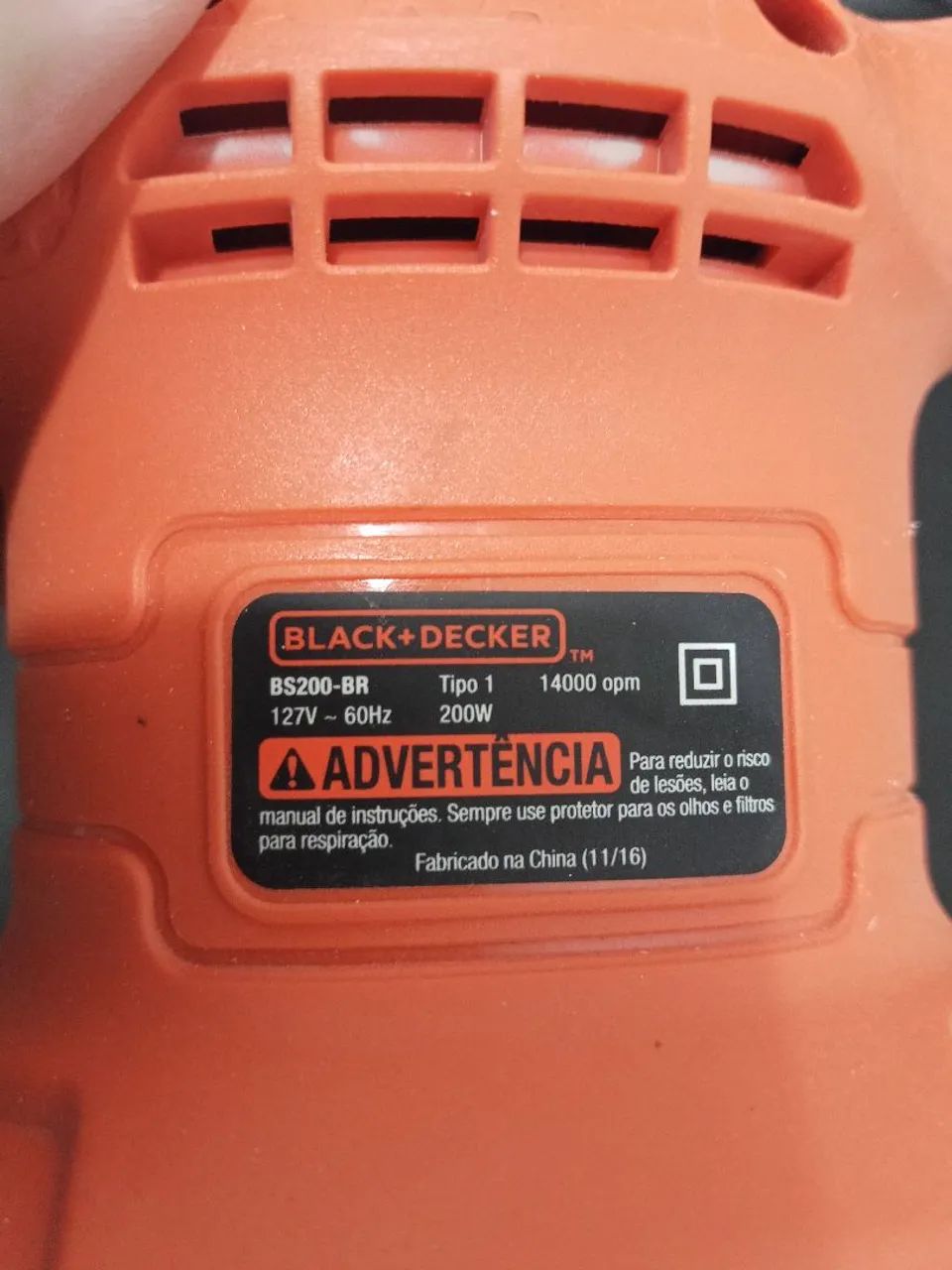 Lixadeira Orbital Black+Decker - Foto 4