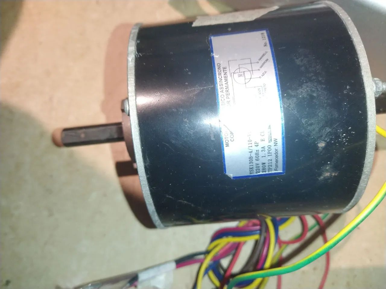 Motor cortina de ar , refrigerador monofásico 110 /220 com capacitor - Foto 2
