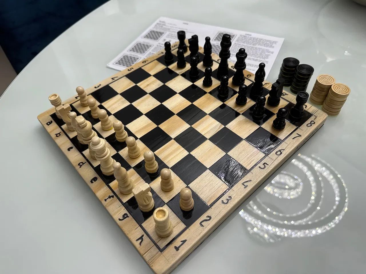 Jogo de Xadrez de Madeira - Foto 2