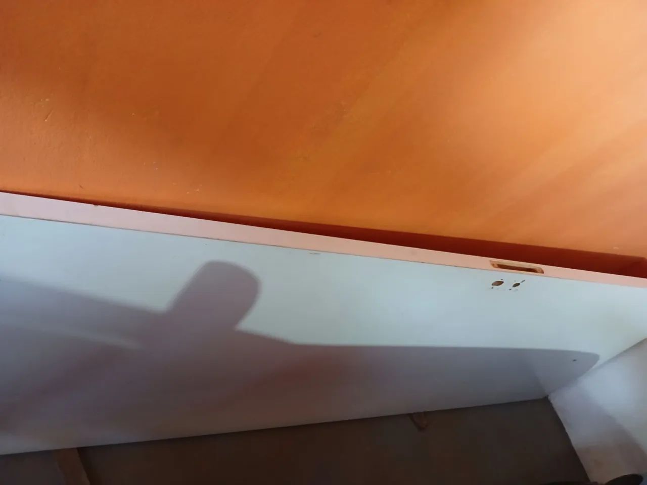 Porta branca de madeira usada - Foto 4