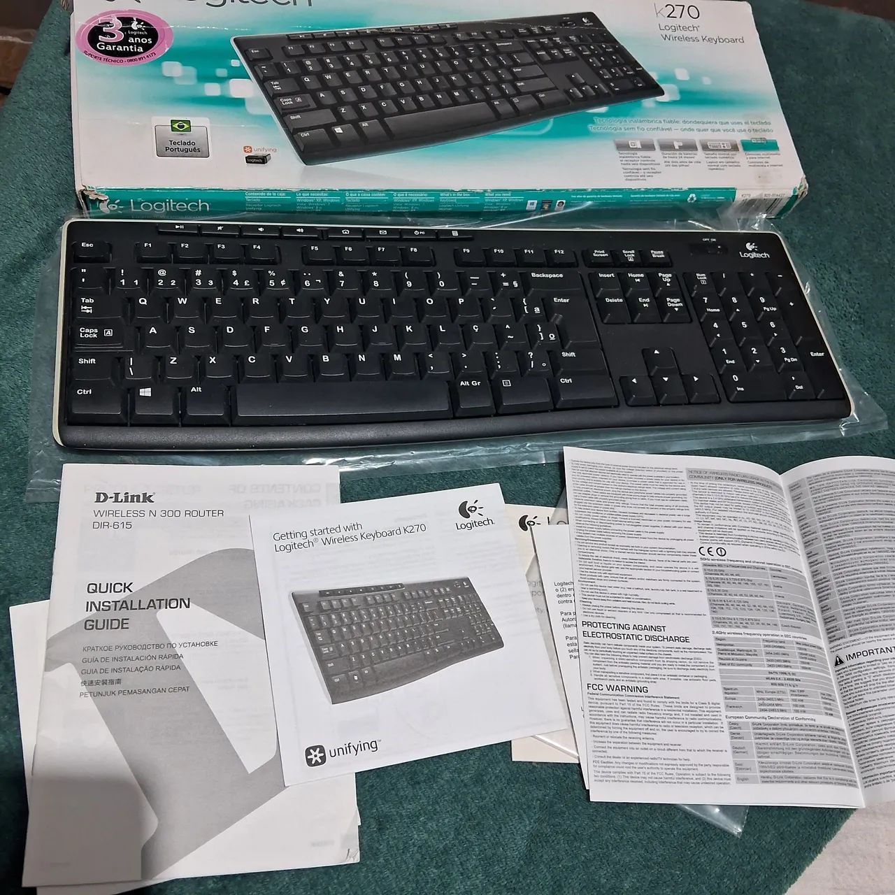 Teclado Sem Fio Logitech K270 - Unboxing - Foto 2