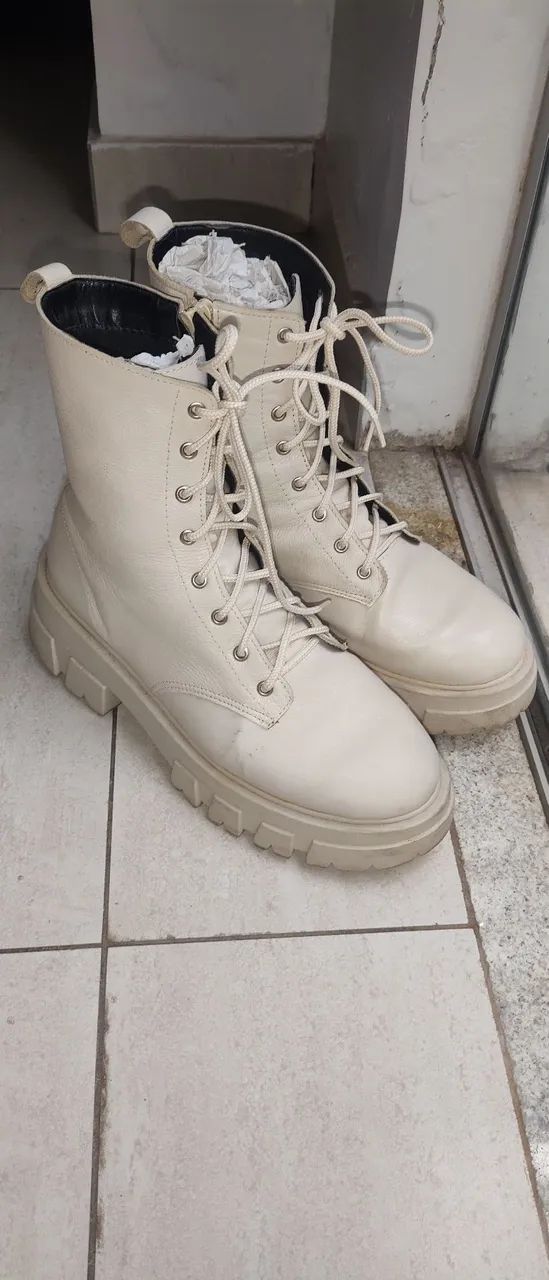 Bota off white Constance - Tam:36