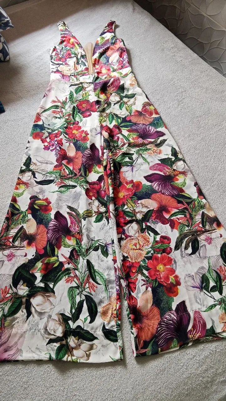 Macacão floral longo  - Foto 2