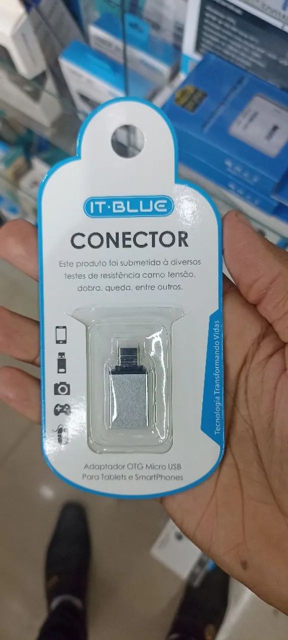 Adaptador USB-C para USB 3.0 - (Honestidade e Qualidade Distribuidora JK Eletrônicos) - Foto 4