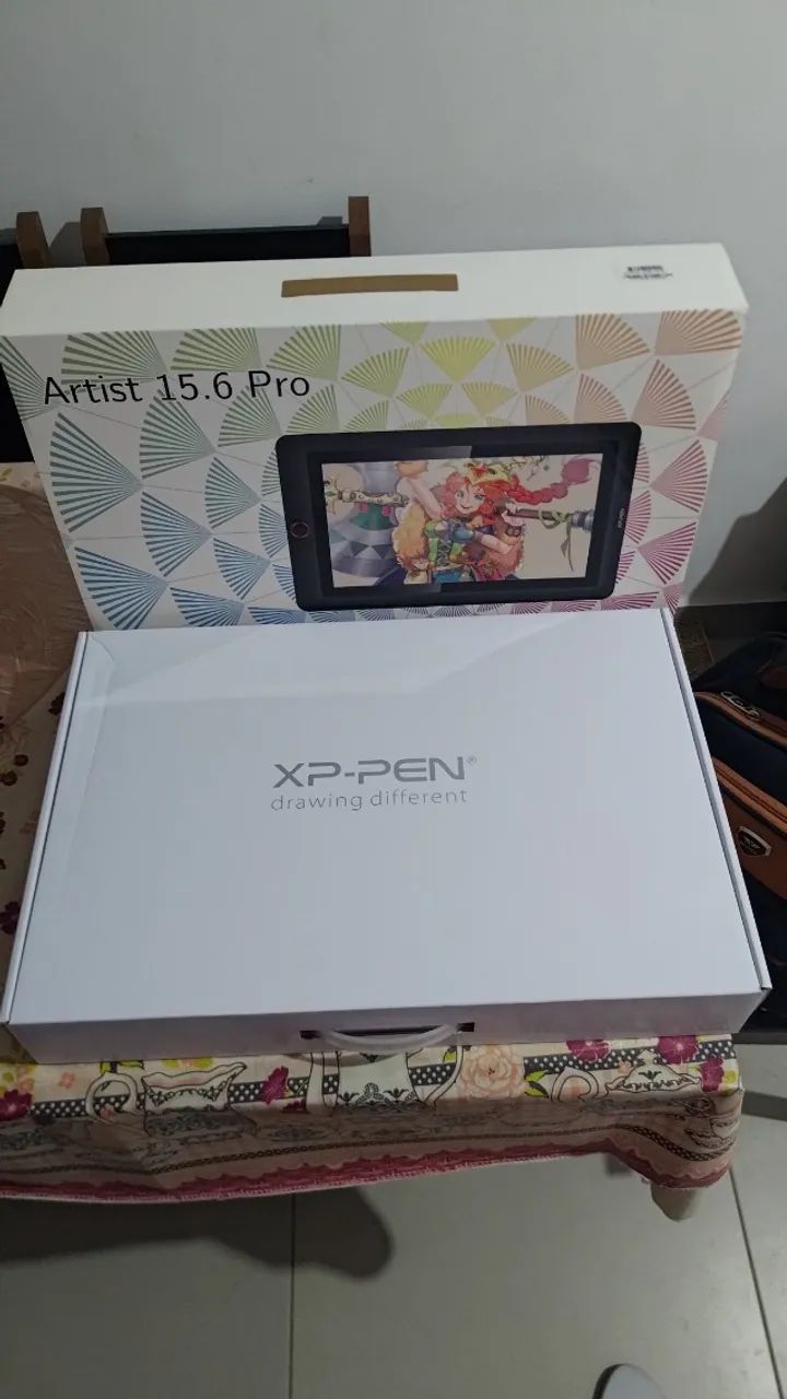 Mesa Digitalizadora XP Pen Artist 15.6 Pro, avalio troca por máquina de bordado Brother - Foto 2