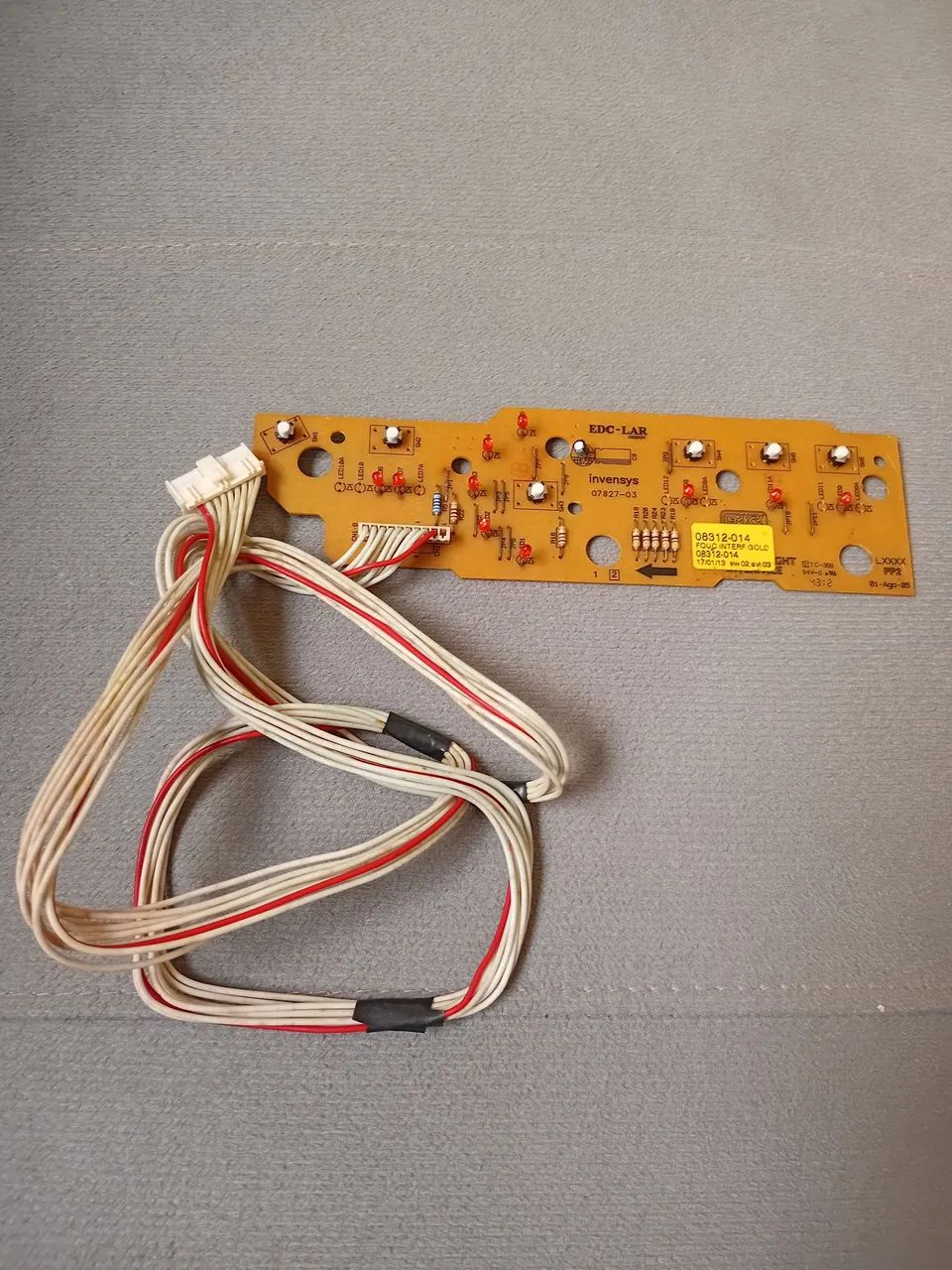 Conjunto de placa mais interface lavadora Brastemp Clen 10kg - Foto 3
