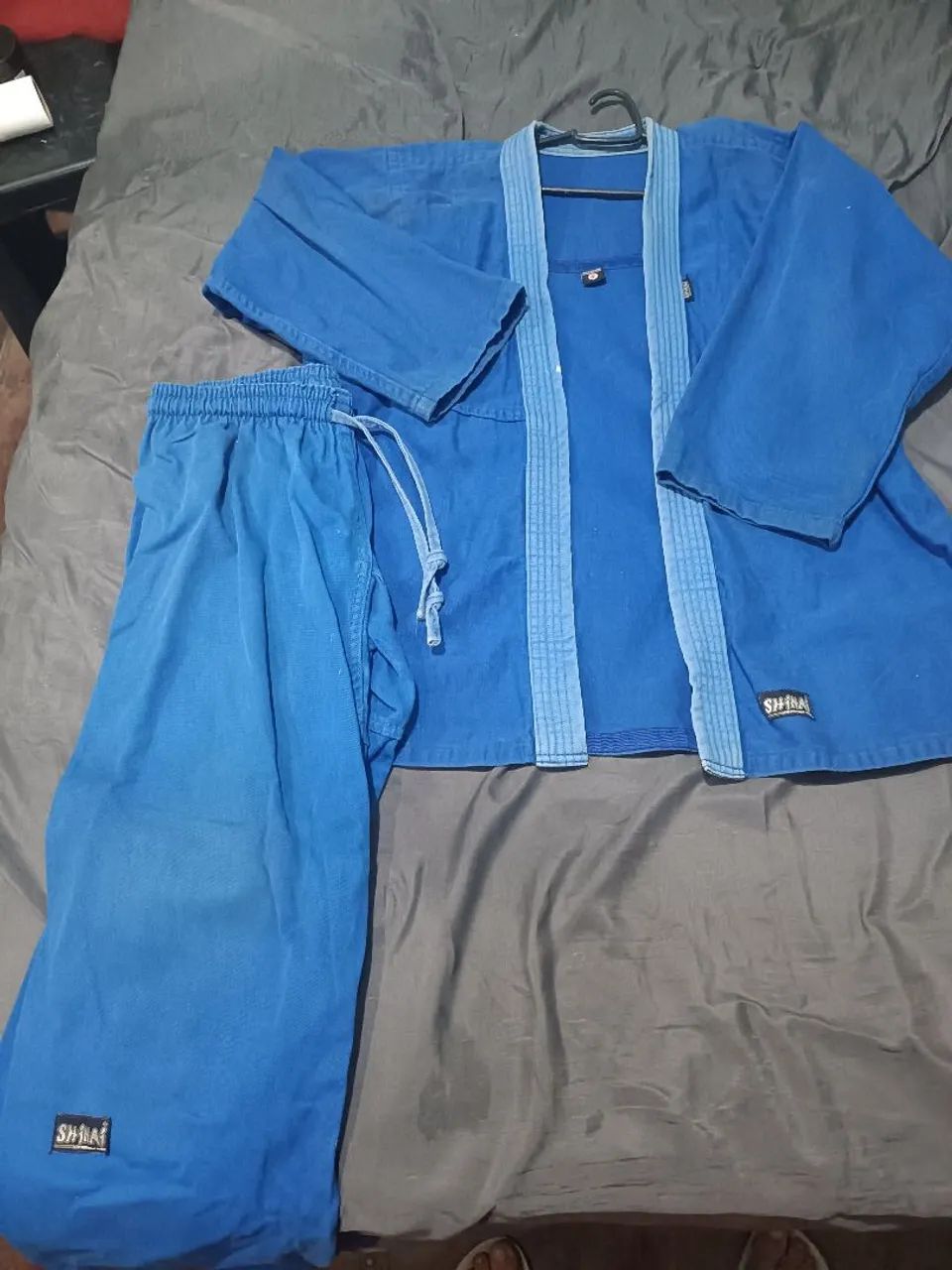 Kimono de Judô SHIAI Azul - Tamanho M2 - Foto 2