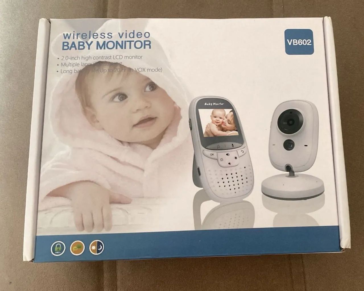 Monitor Bebê - babá eletrônica Câmera e Tela - Foto 2