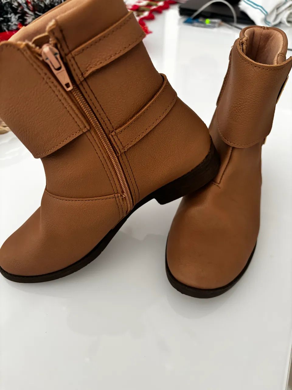 Bota Infantil Bege