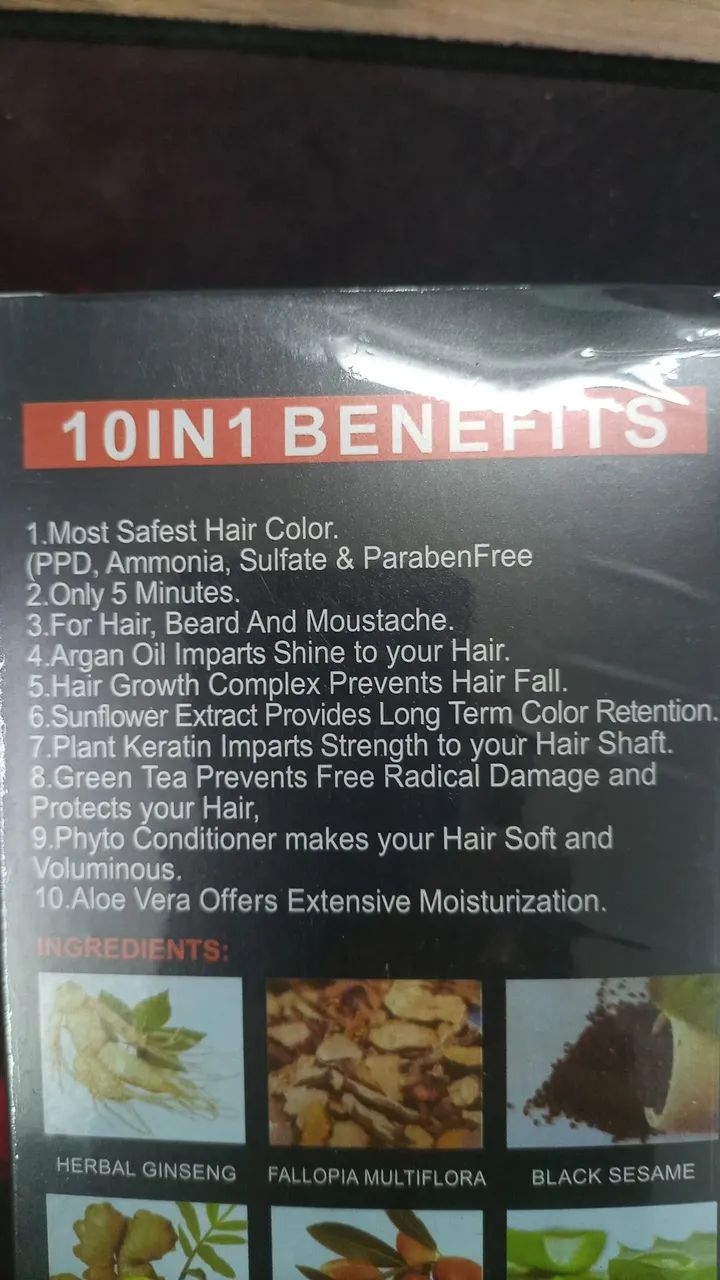 SHAMPOO PARA ESCURECER O CABELO EM 10 MINUTOS  - Foto 3