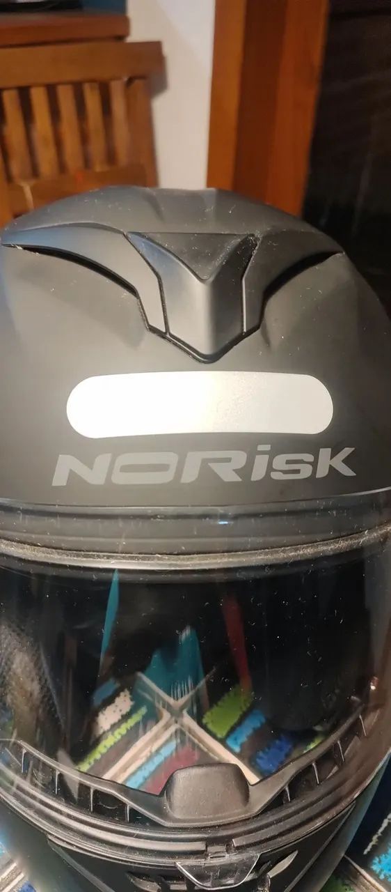 Capacete Norisk - Preto Fosco - Tamanho 60 - Foto 3