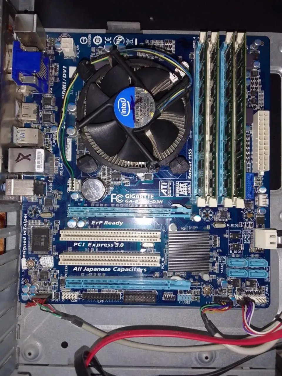 Kit PC i5 16gb + Gabinete + leitor de dvd
