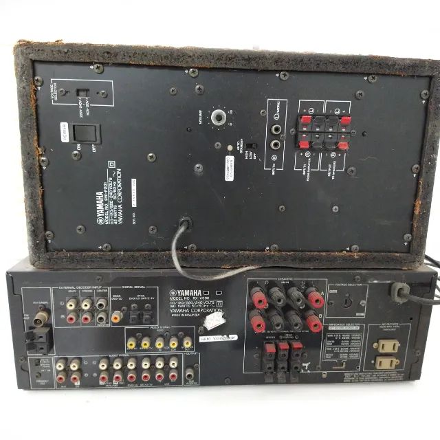 Yamaha Receiver e Subwoofer (Defeito) - Foto 5