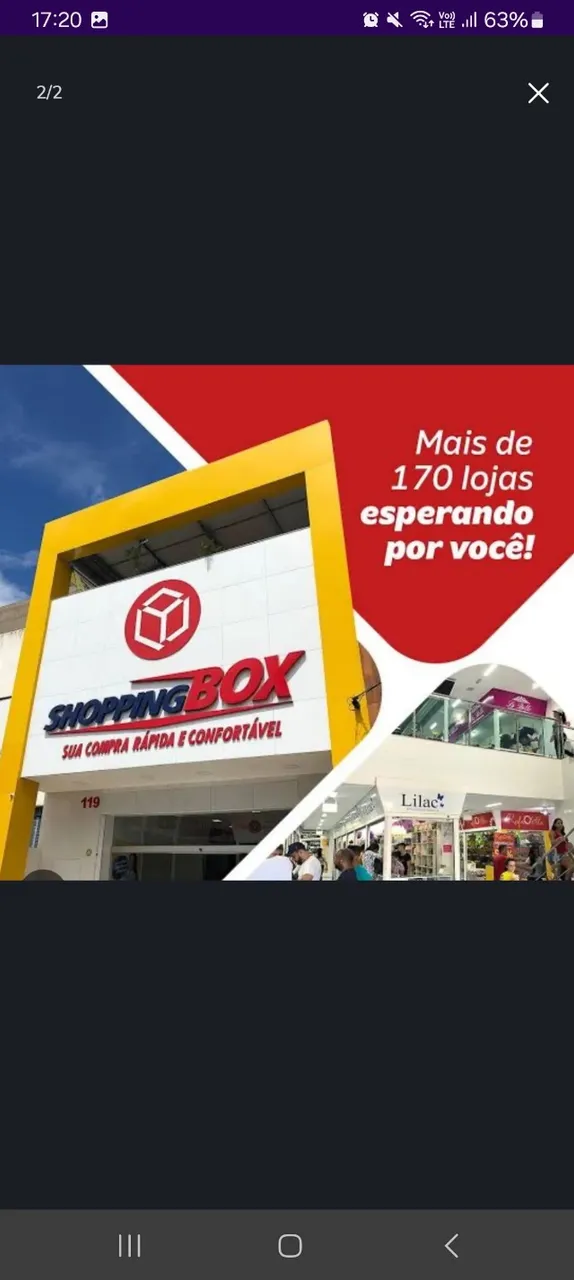 Passo ponto no shopping box