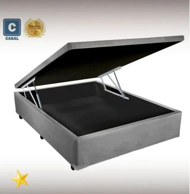 BOX COM CAIXA BAU COM MADEIRA EM REVESTIMENTO PREMIUM - Foto 4