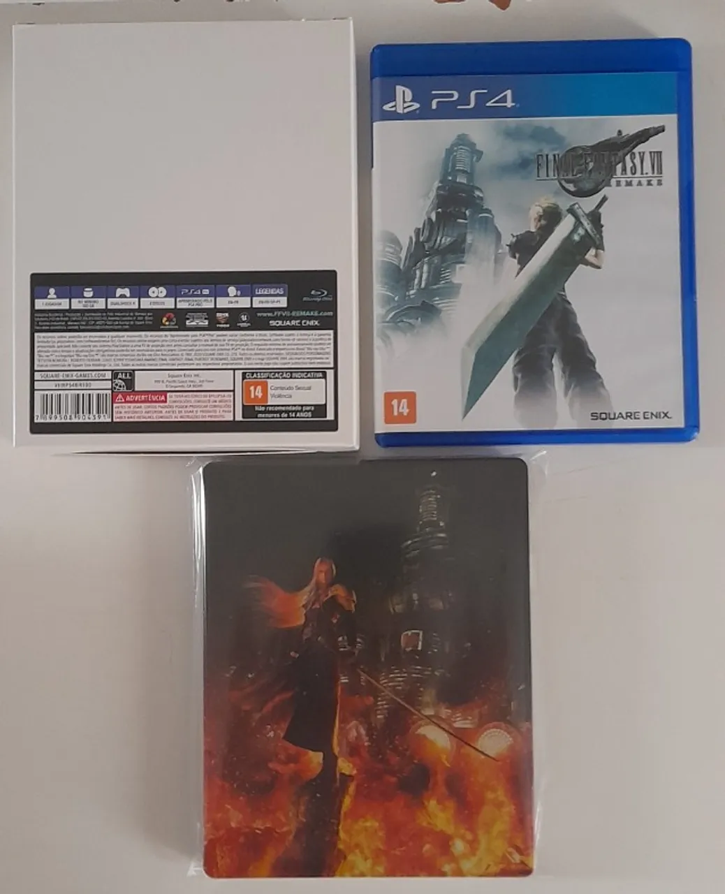 PS4 Final Fantasy 7 remake steelbook edition
