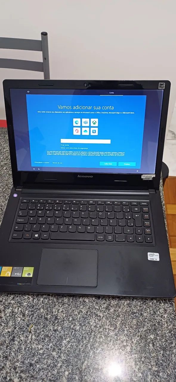Notebook Lenovo Ideapad S400u Lenovo Ideapad S400 Intel I3-2365M