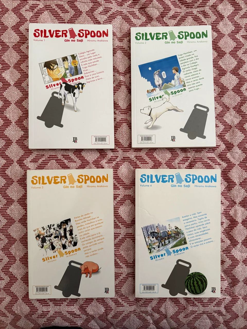 Mangás Silver Spoon - Vol. 1, 2, 3 e 4 - Foto 3