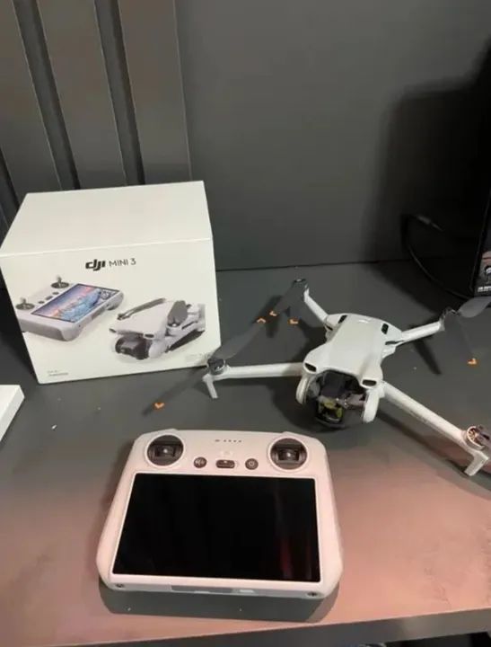 Drone DJI mini 3 com tela (zero) - Foto 4