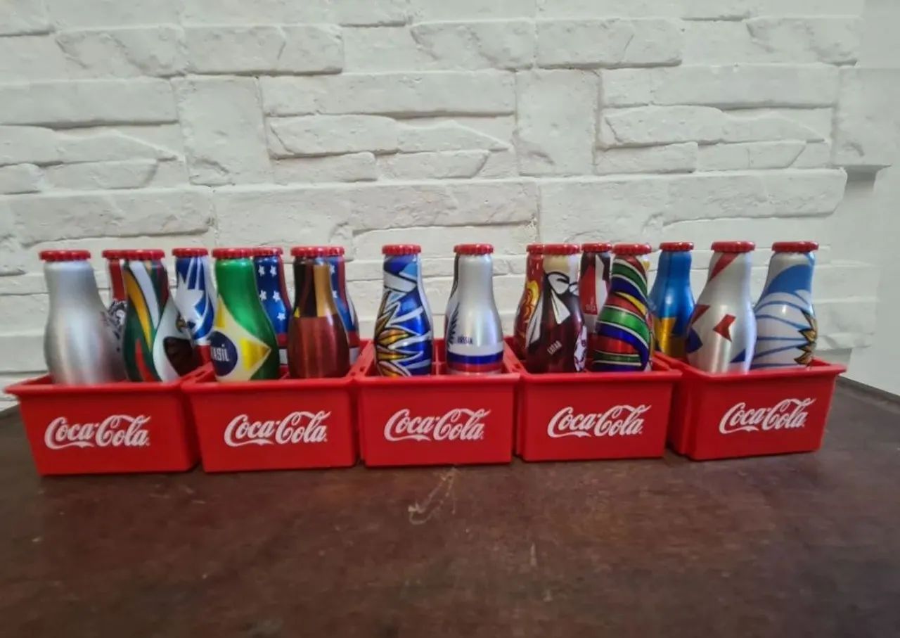 Coleção Garrafinhas Coca-Cola Fifa 2014( Barato ) - Foto 2