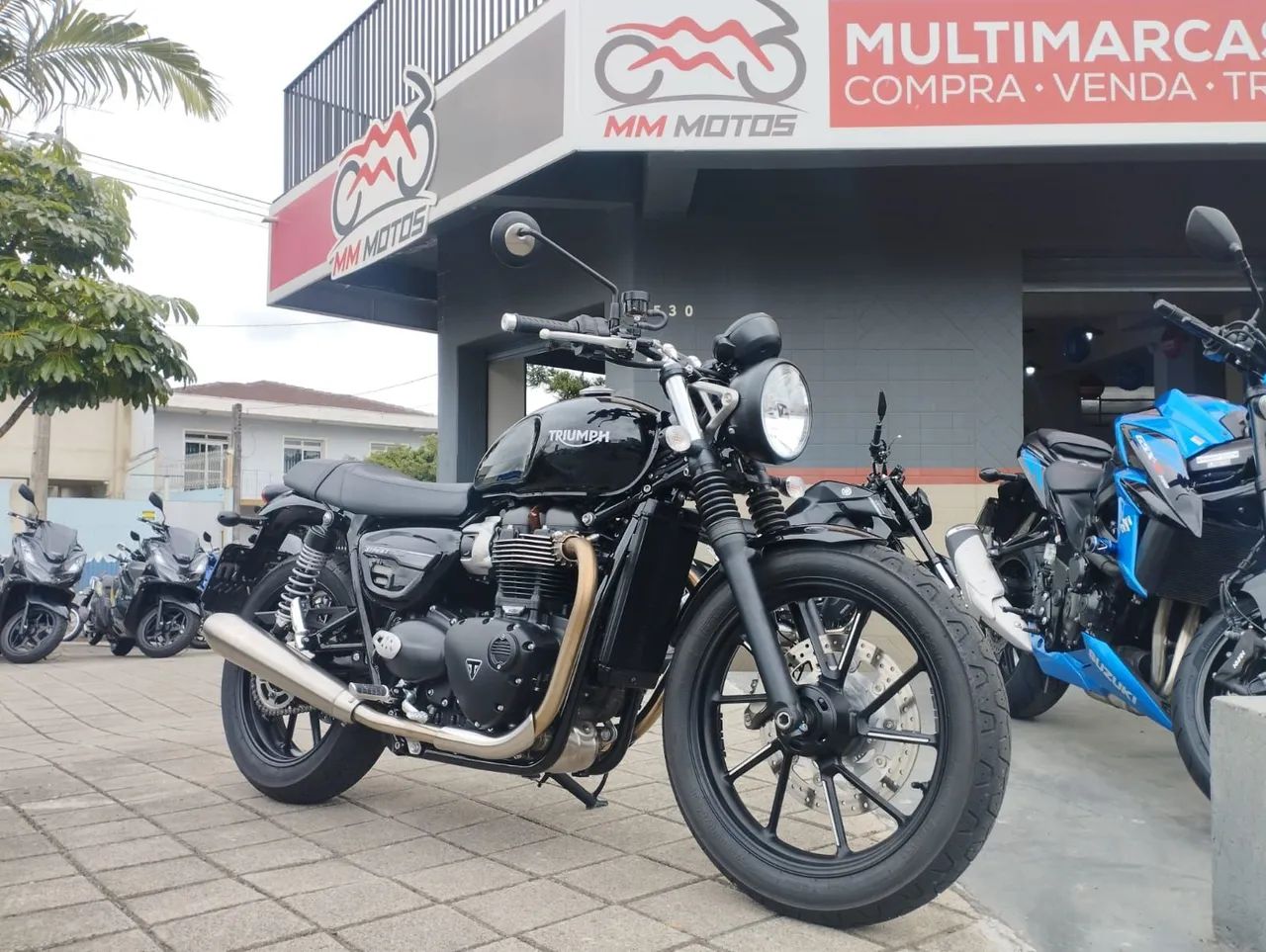 Triumph Street Twin ABS 2022 com 944km - Foto 3